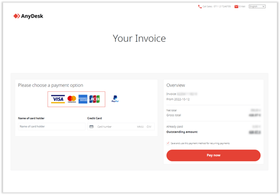pay your invoice